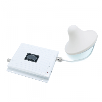 Усилитель сигнала связи Lintratek 900/1800/2100 MHz (для 2G/3G/4G) 65 dBi, кабель 10 м., комплект-4