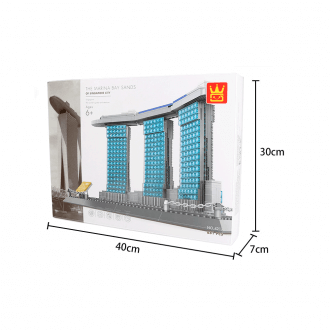 Конструктор WANGE Марина Бэй Сандс (Сингапур), 881 деталь-1